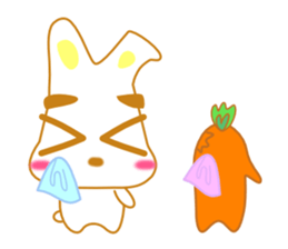 rabbi and Carrot sticker #2511111