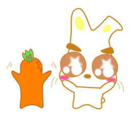 rabbi and Carrot sticker #2511112