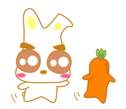 rabbi and Carrot sticker #2511116