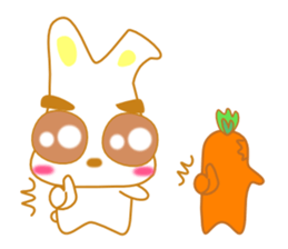 rabbi and Carrot sticker #2511118
