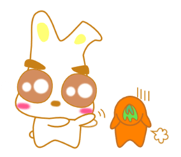 rabbi and Carrot sticker #2511119