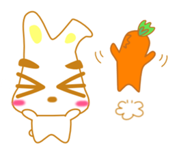 rabbi and Carrot sticker #2511122