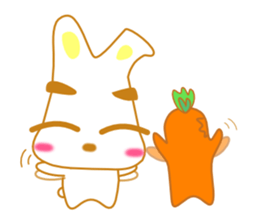 rabbi and Carrot sticker #2511124