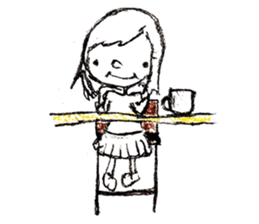 yoko's doodling sticker #2511175