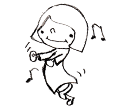 yoko's doodling sticker #2511178