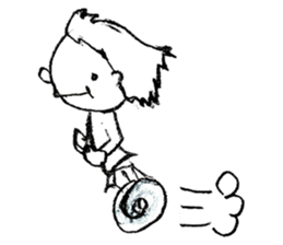 yoko's doodling sticker #2511190