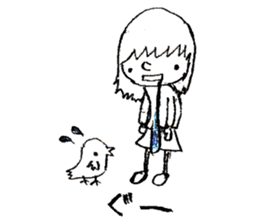 yoko's doodling sticker #2511193