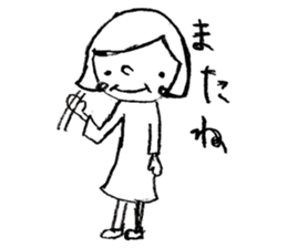 yoko's doodling sticker #2511194