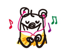 Notes and Phony bear sticker #2511766