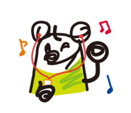 Notes and Phony bear sticker #2511767