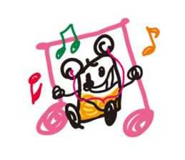 Notes and Phony bear sticker #2511773