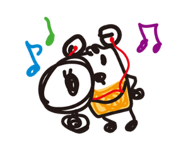 Notes and Phony bear sticker #2511776