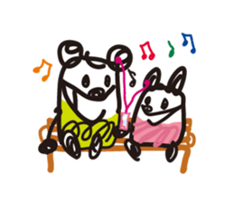 Notes and Phony bear sticker #2511781