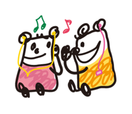 Notes and Phony bear sticker #2511782