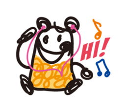 Notes and Phony bear sticker #2511784