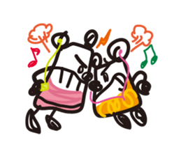 Notes and Phony bear sticker #2511786