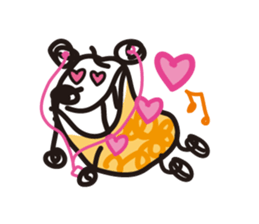 Notes and Phony bear sticker #2511790