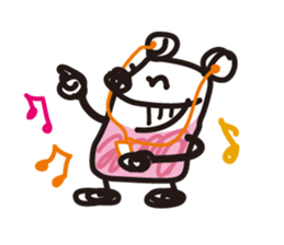 Notes and Phony bear sticker #2511791