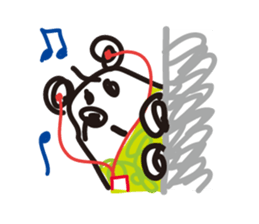 Notes and Phony bear sticker #2511793