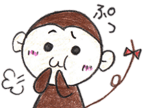 monkey everyday sticker #2512756