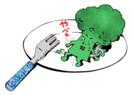 Vegetable men kind to sticker #2513741