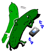 Vegetable men kind to sticker #2513756