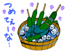 Vegetable men kind to sticker #2513759