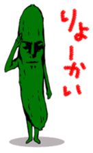 Vegetable men kind to sticker #2513761