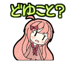 A studying girl sticker #2513911