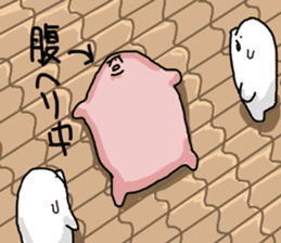 Seal-chan a ruins edition and Deka-san. sticker #2514556