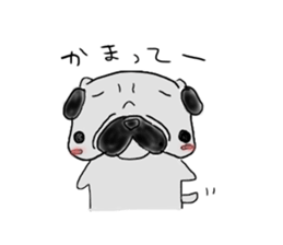 pug-dog sticker sticker #2514682