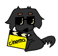 a dachshund feel easy life sticker #2514738