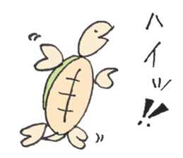 Cameron turtle! sticker #2515206
