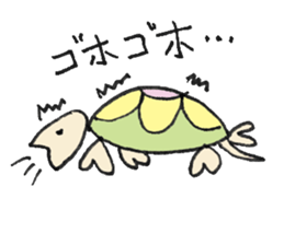 Cameron turtle! sticker #2515211