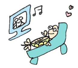 Cameron turtle! sticker #2515224