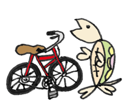 Cameron turtle! sticker #2515243