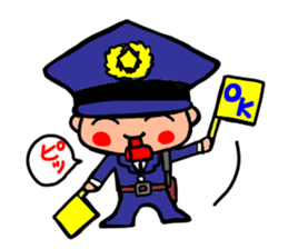 Policeman channel sticker #2515625