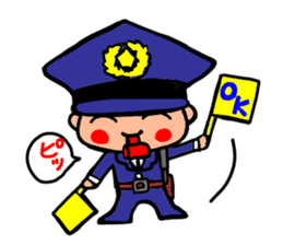 Policeman channel sticker #2515625
