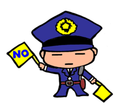 Policeman channel sticker #2515626