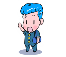 regent style-boy rt Sticker sticker #2515645