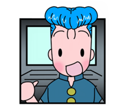 regent style-boy rt Sticker sticker #2515651