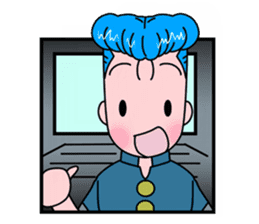 regent style-boy rt Sticker sticker #2515651