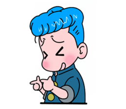 regent style-boy rt Sticker sticker #2515654