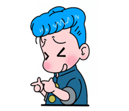 regent style-boy rt Sticker sticker #2515654