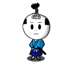 mochi samurai sticker #2516045