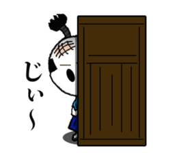 mochi samurai sticker #2516060