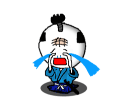 mochi samurai sticker #2516080