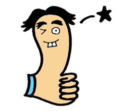 Mr.thumb sticker #2516404