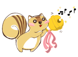 Every day, chipmunk! sticker #2516821