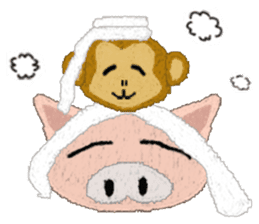 Ori's Animal Pair Stickers "ani+ani" sticker #2516965